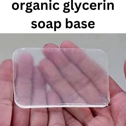 Crystal clear transparent glycerin soap base